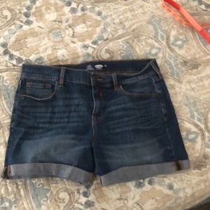 Denim shorts size 10